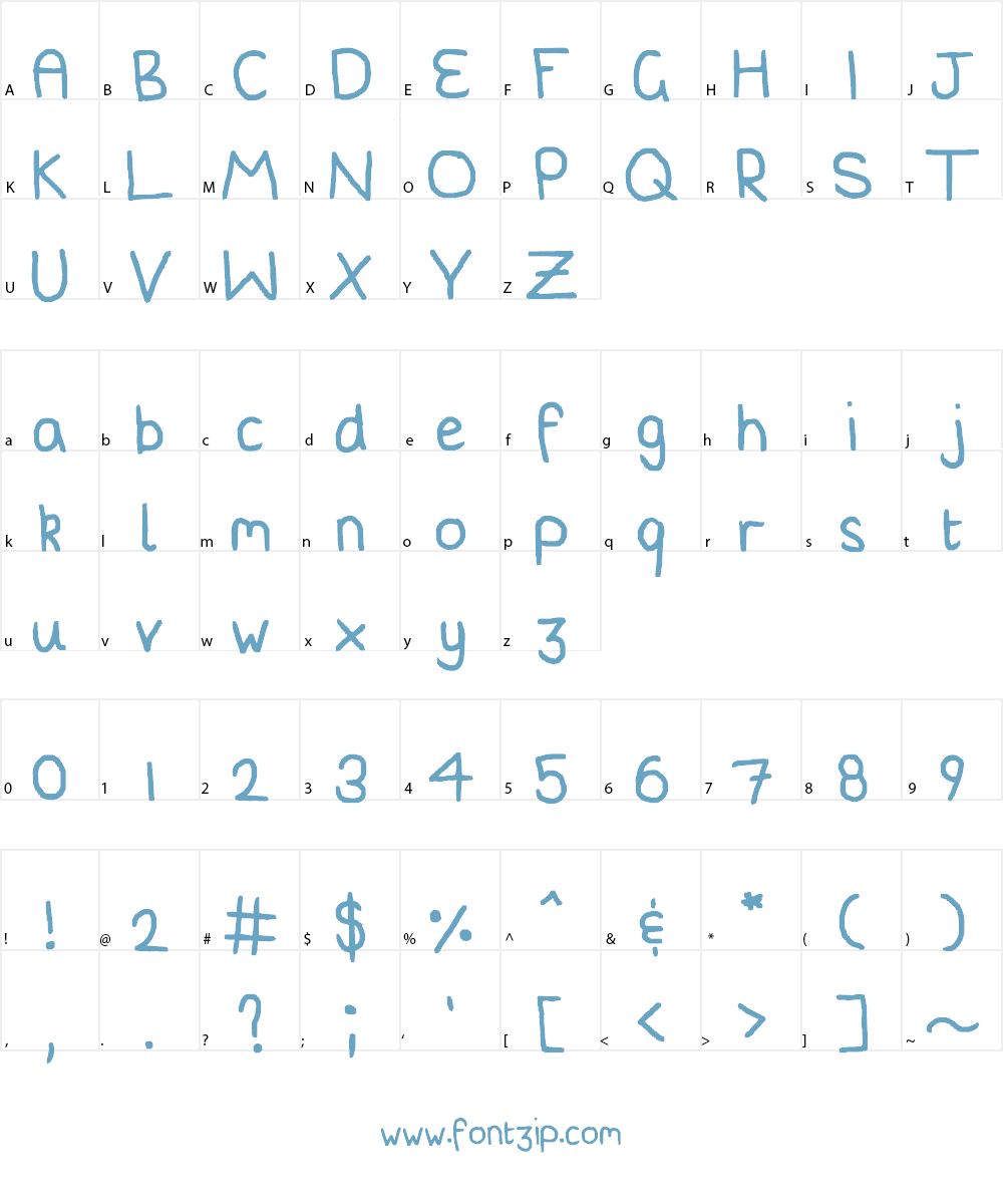 What the fudgesticks! Font Character